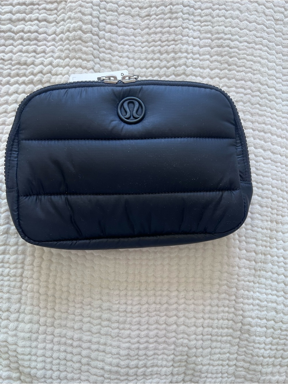 lululemon athletica Black Quilted Toiletry Pouch